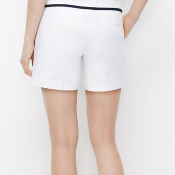 Ann Taylor White Tipped CIty Shorts $59 NWT - Picture 2 of 9